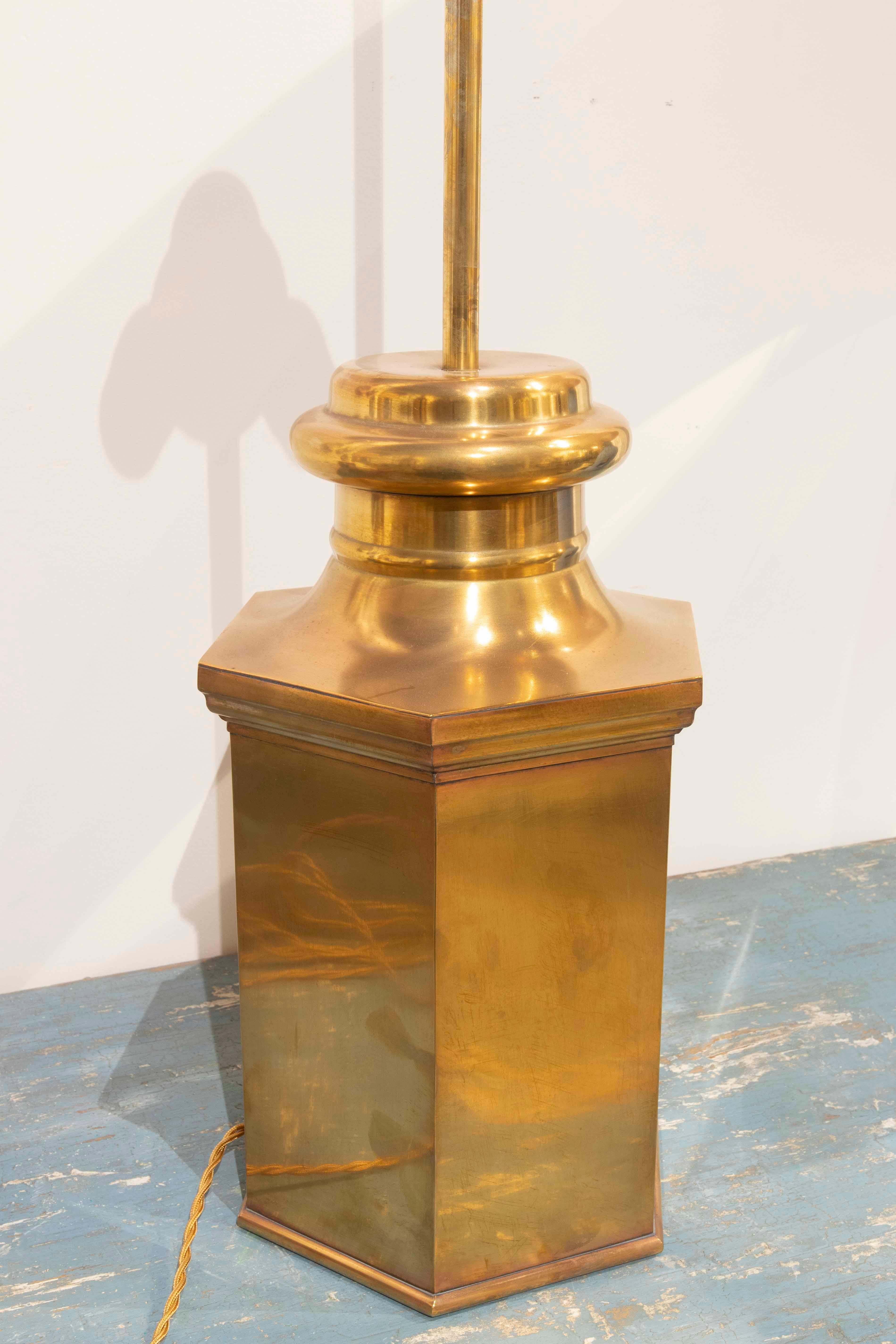 20th Century 1970s Pair of Bronze Table Lamps  For Sale