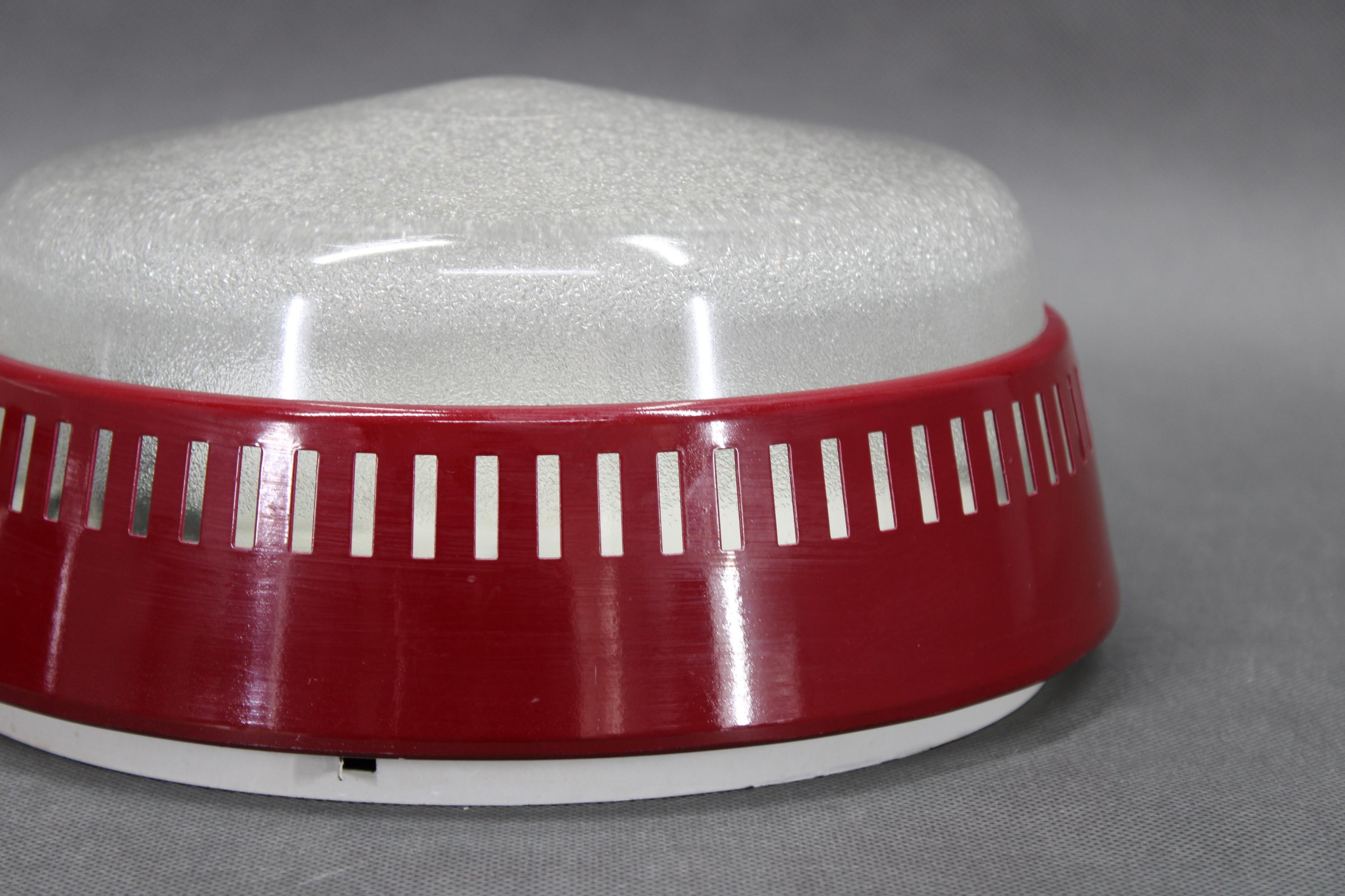 1970s Pair of Ceiling or Wall Light, Czechoslovakia In Good Condition For Sale In Praha, CZ