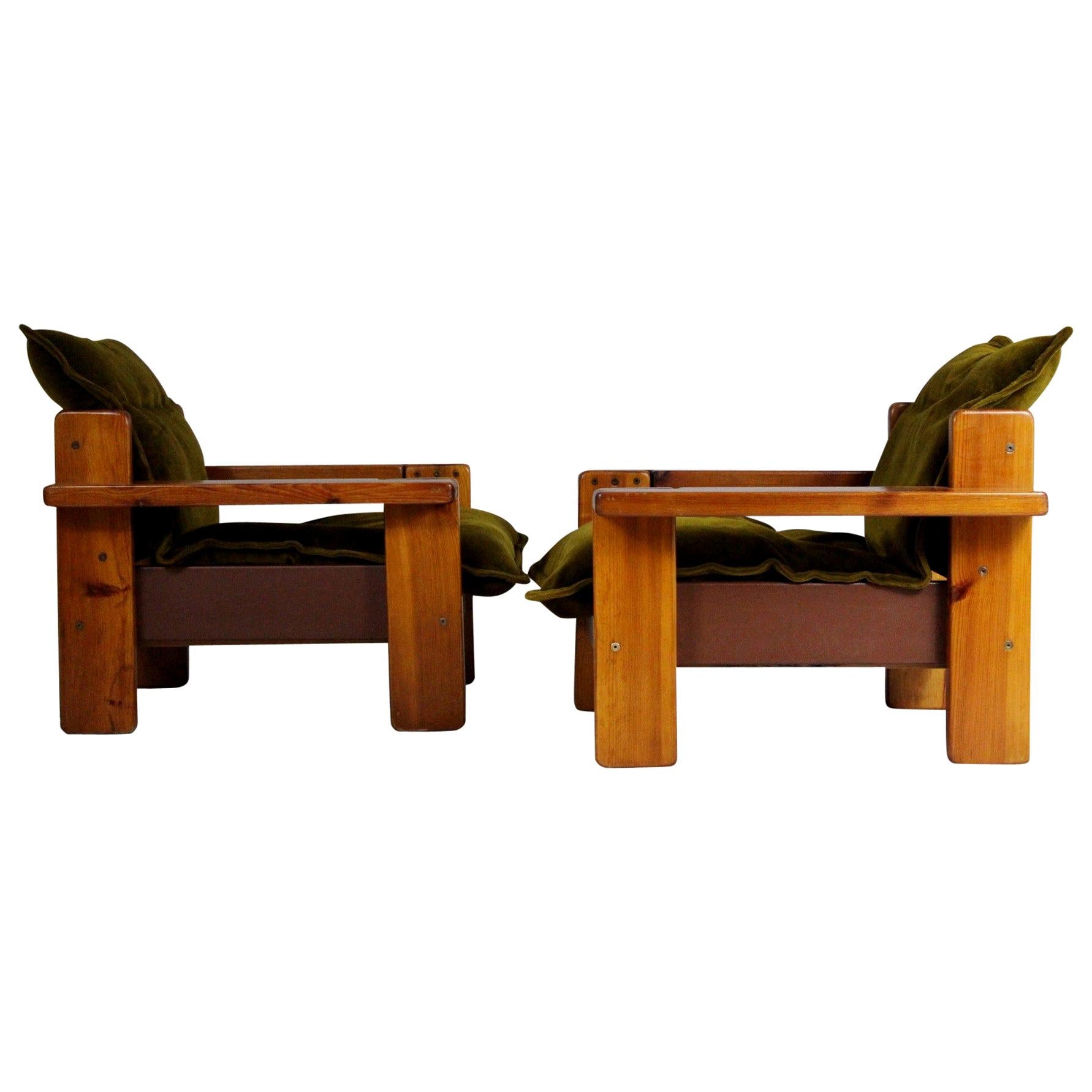 1970s Pair of Club Chairs, Czech Republic For Sale