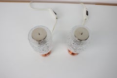 1970s Pair of Copper Table Lamps by Kamenický Šenov, Czechoslovakia