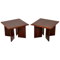 1970s Pair of Danish Vintage Side Tables