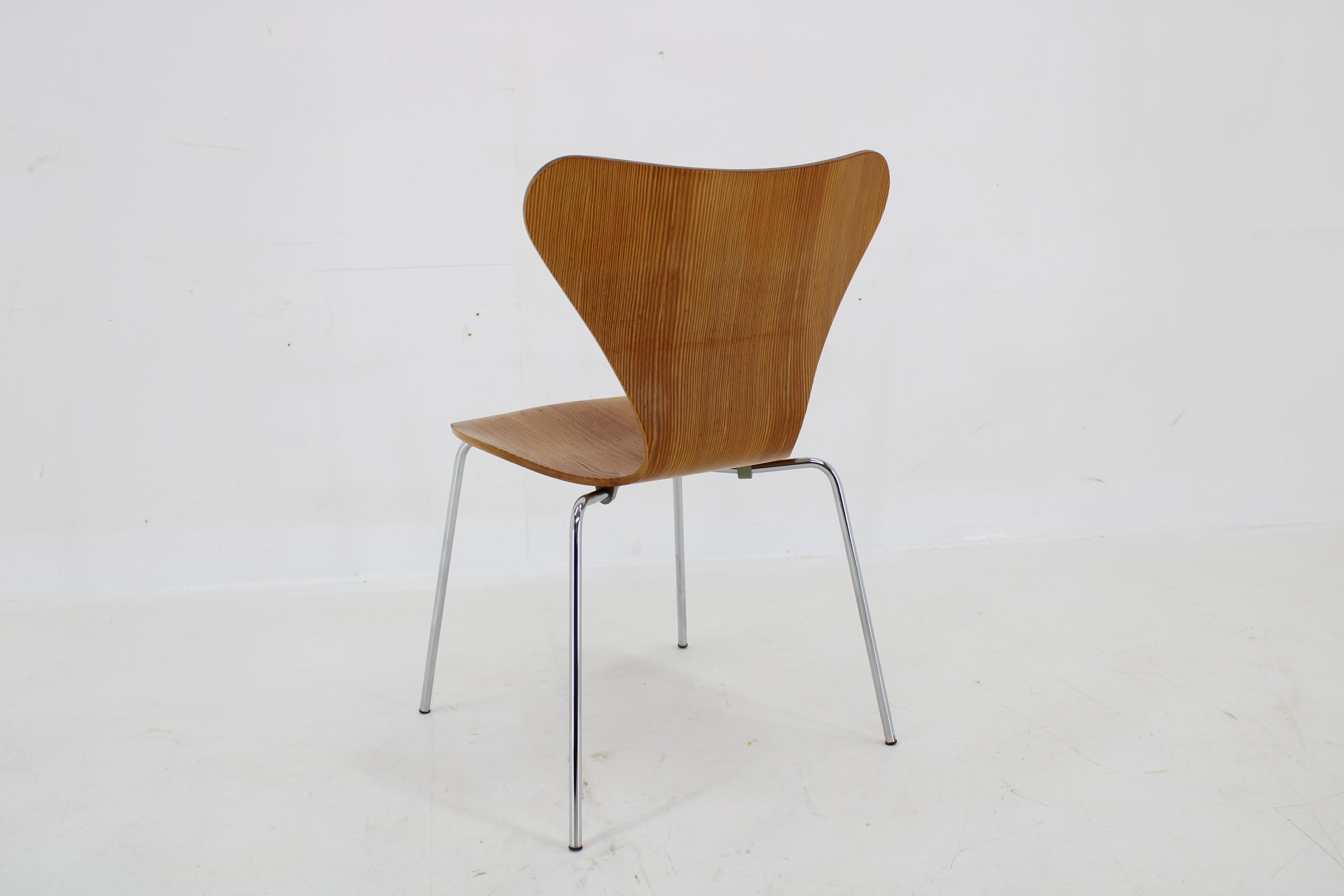1970s Pair of Fritz Hansen 7 Chairs in Pine Wood, Denmark  For Sale 5