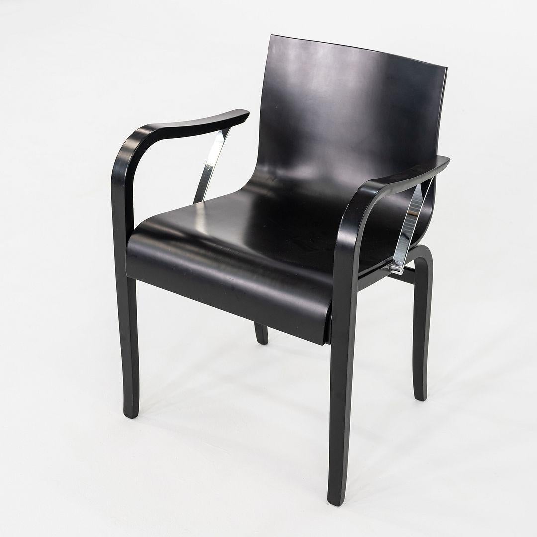 italien 1970 Paire de chaises de salle à manger en bois ébonisé Ginotta par Enrico Franzolini en vente