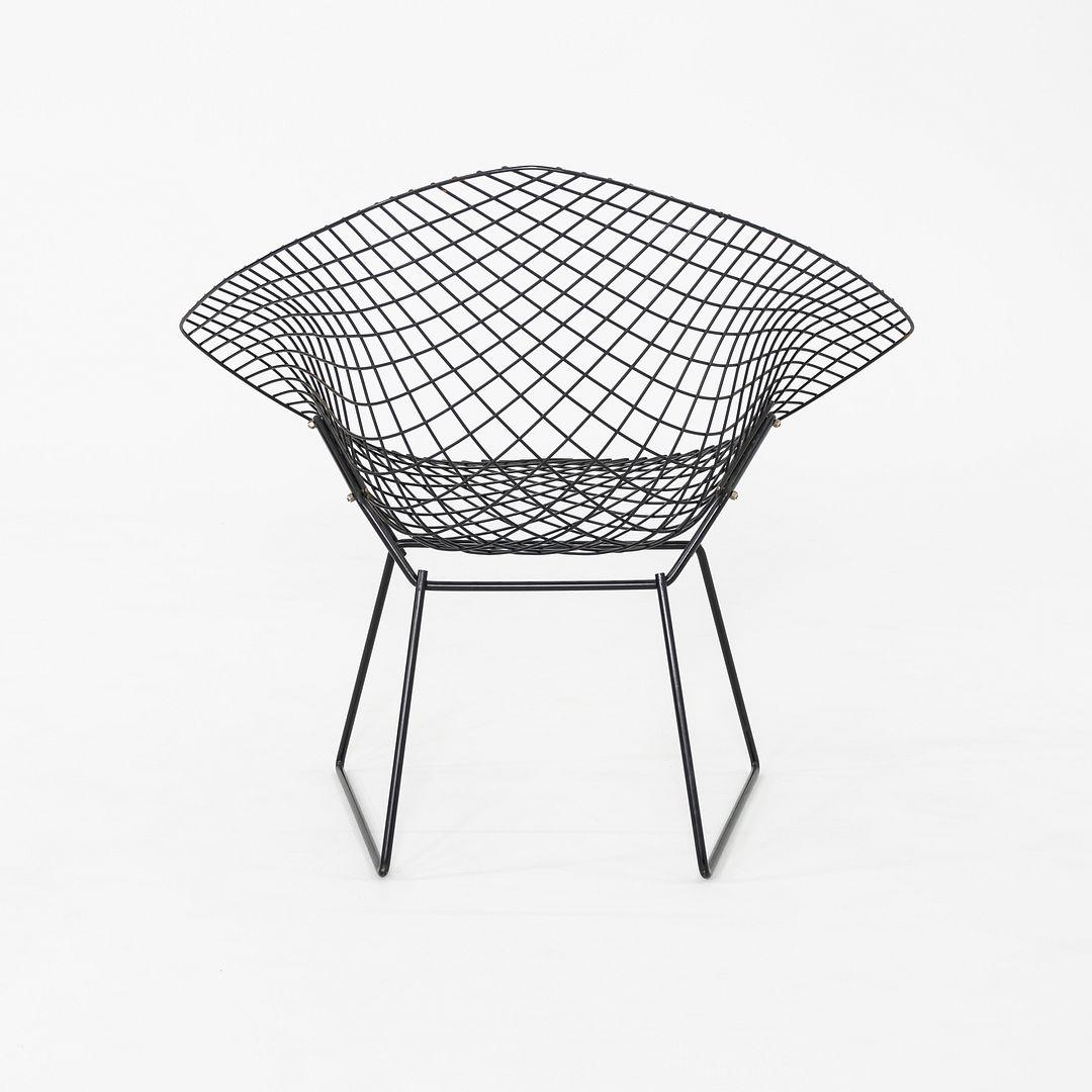 1970 Paire de chaises longues Diamond en noir de Harry Bertoia pour Knoll en vente 3