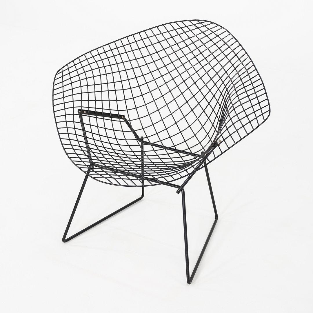 1970 Paire de chaises longues Diamond en noir de Harry Bertoia pour Knoll en vente 4