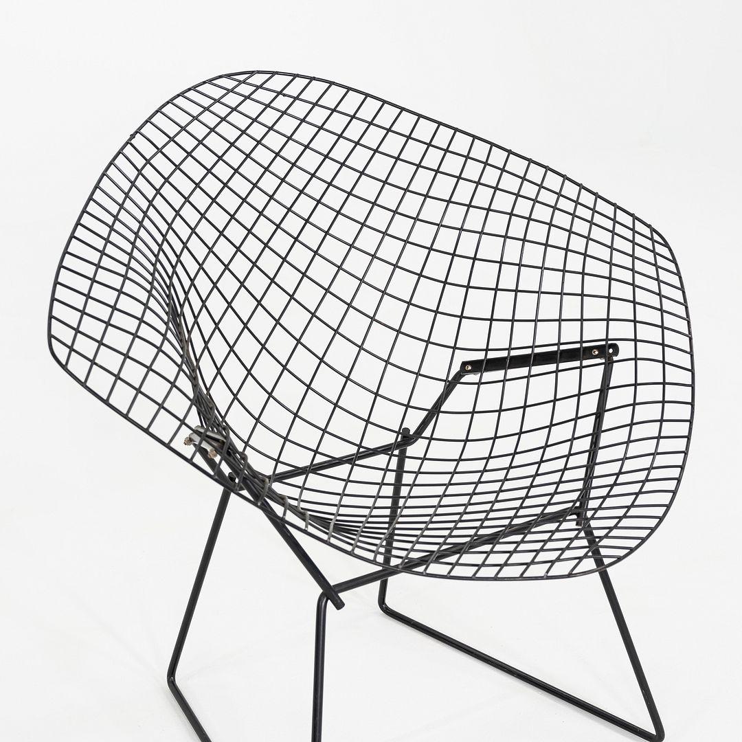 Fin du 20e siècle 1970 Paire de chaises longues Diamond en noir de Harry Bertoia pour Knoll en vente