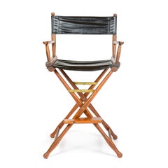 paire de chaises hautes de directeur des années 1970