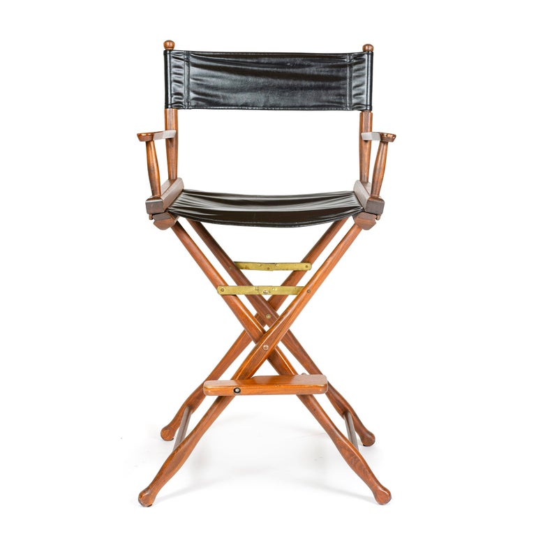 1970s Pair of High Director's Chairs at 1stDibs