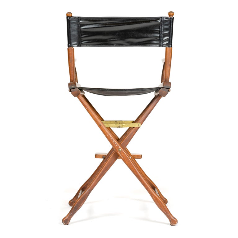 1970s Pair of High Director's Chairs at 1stDibs