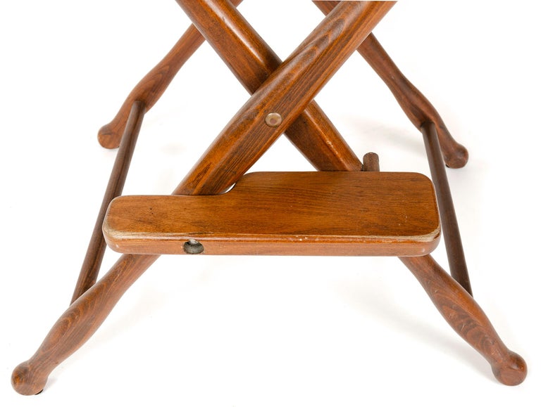 1970s Pair of High Director's Chairs at 1stDibs