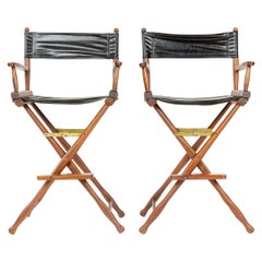 1970s Pair of High Director's Chairs