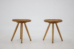 1970s Pair of Jan Kalous Side Tables for ULUV, Czechoslovakia