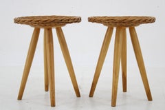 1970s Pair of Jan Kalous Side Tables for ULUV, Czechoslovakia