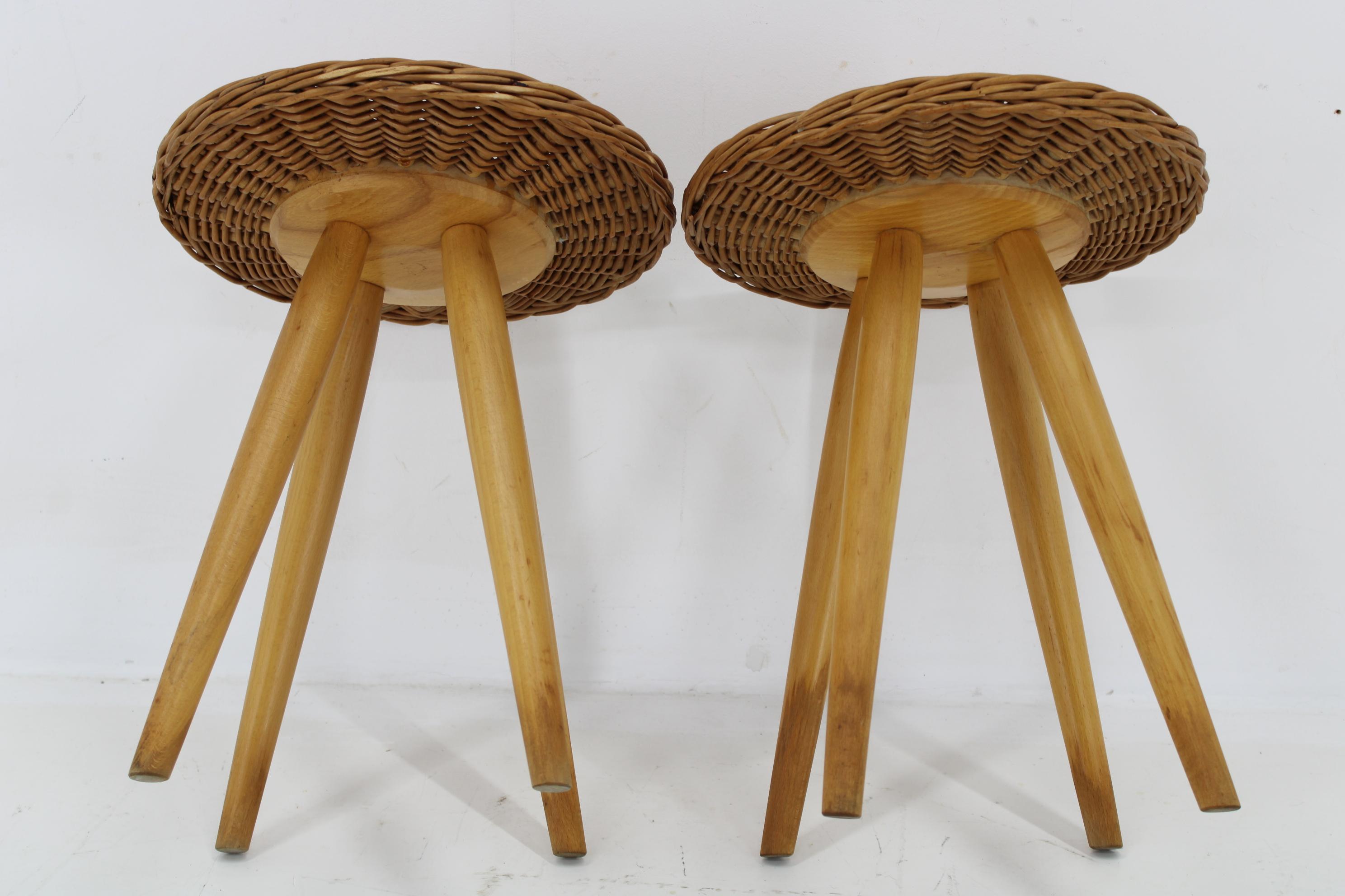 1970s Pair of Jan Kalous Side Tables for ULUV, Czechoslovakia For Sale 2