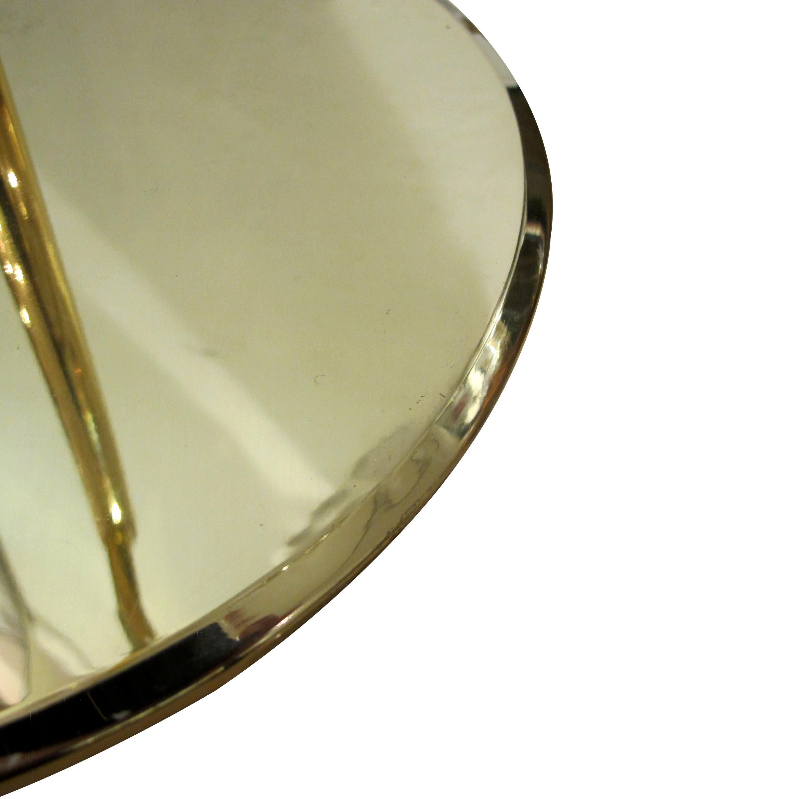 1970s Pair of Large Brass Bracket Table Lamps, Swedish, 1970s For Sale 3