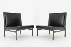 1970er Kunstleder-Lounge-Sessel-Paar  Tschechoslowakei
