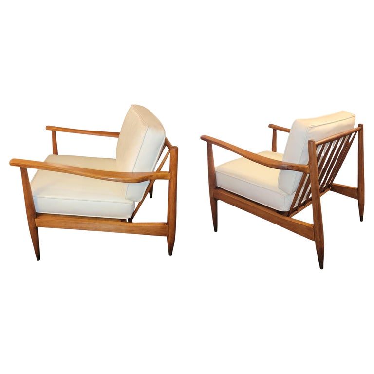 1970s Pair of Midcentury Danish Modern Lounge Chairs For Sale at 1stDibs