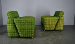 1970s , Pair of Mid-Century Modern Armchairs , Italy
