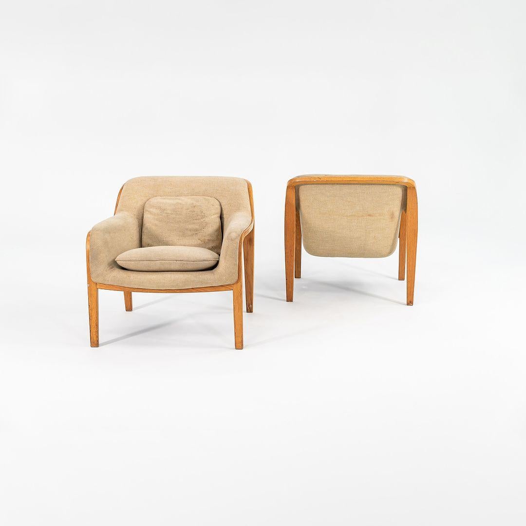 Paar Loungesessel Modell 1315 aus Eiche von Bill Stephens, 1970er Jahre im Angebot 4