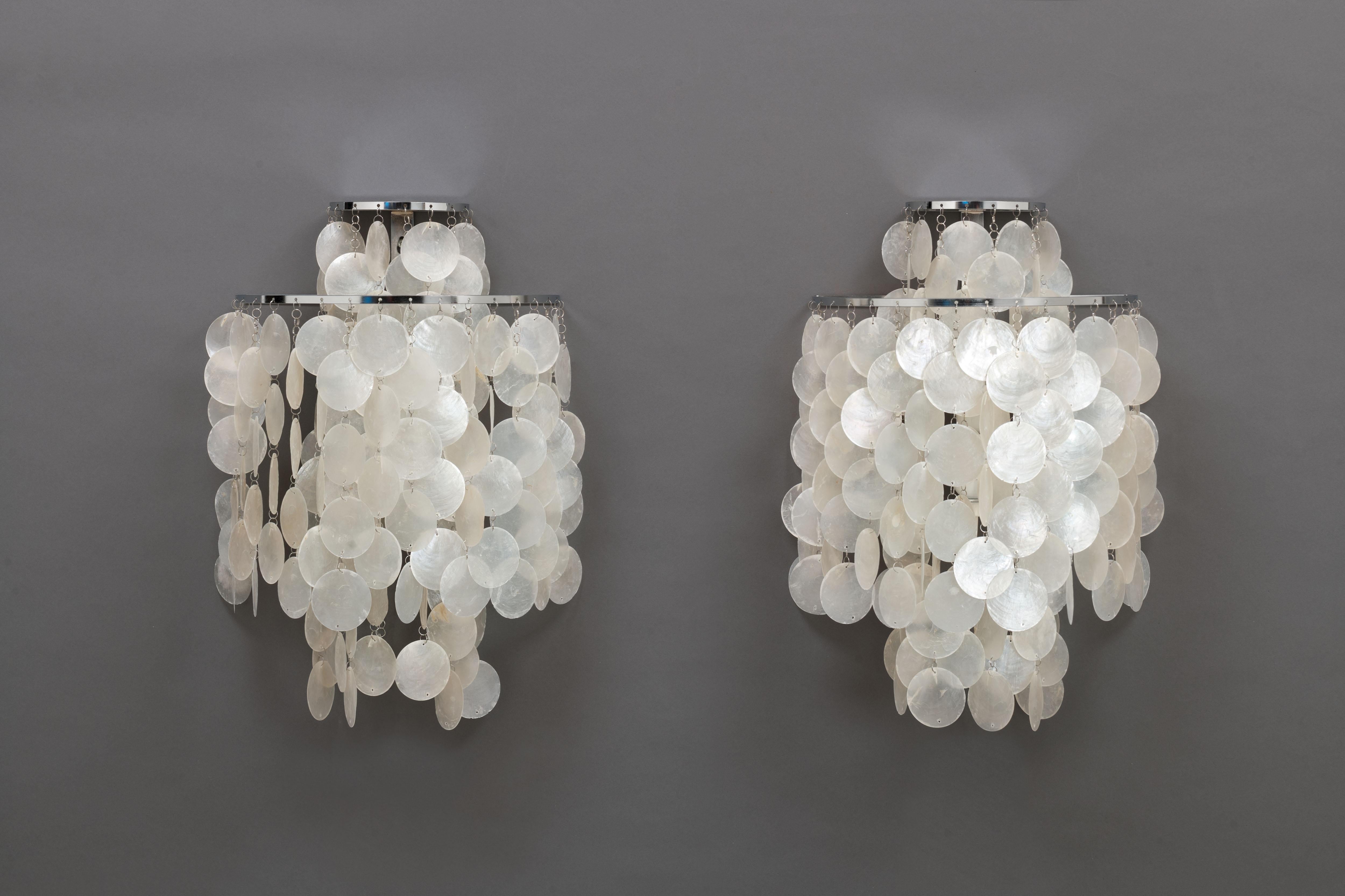 mother of pearl wall sconce
