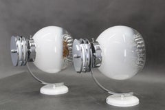 1970s Pair of Murano Italian Wall Lights