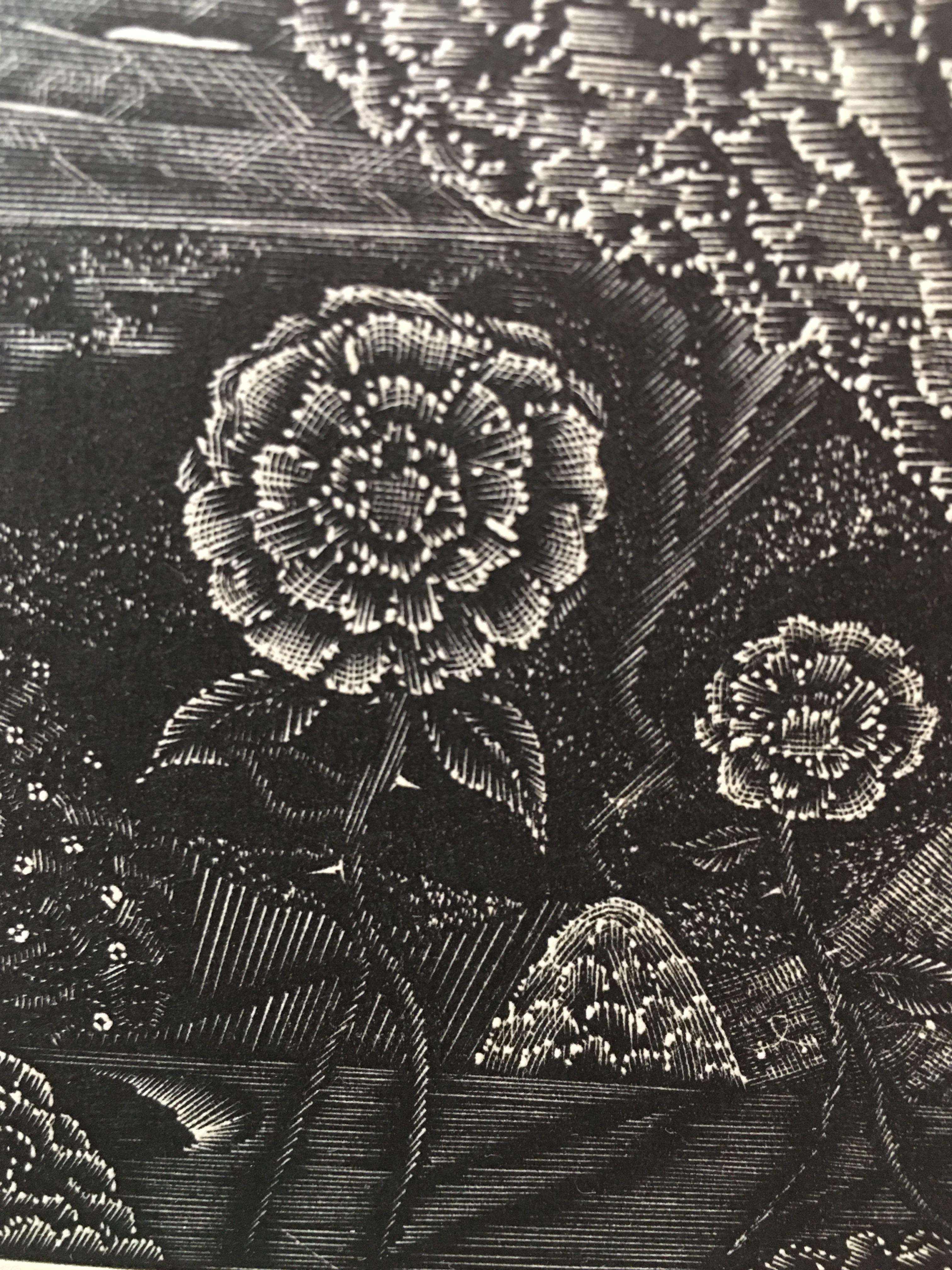 Modern Pair of Oriental Numbered and Signed Etching For Sale 1