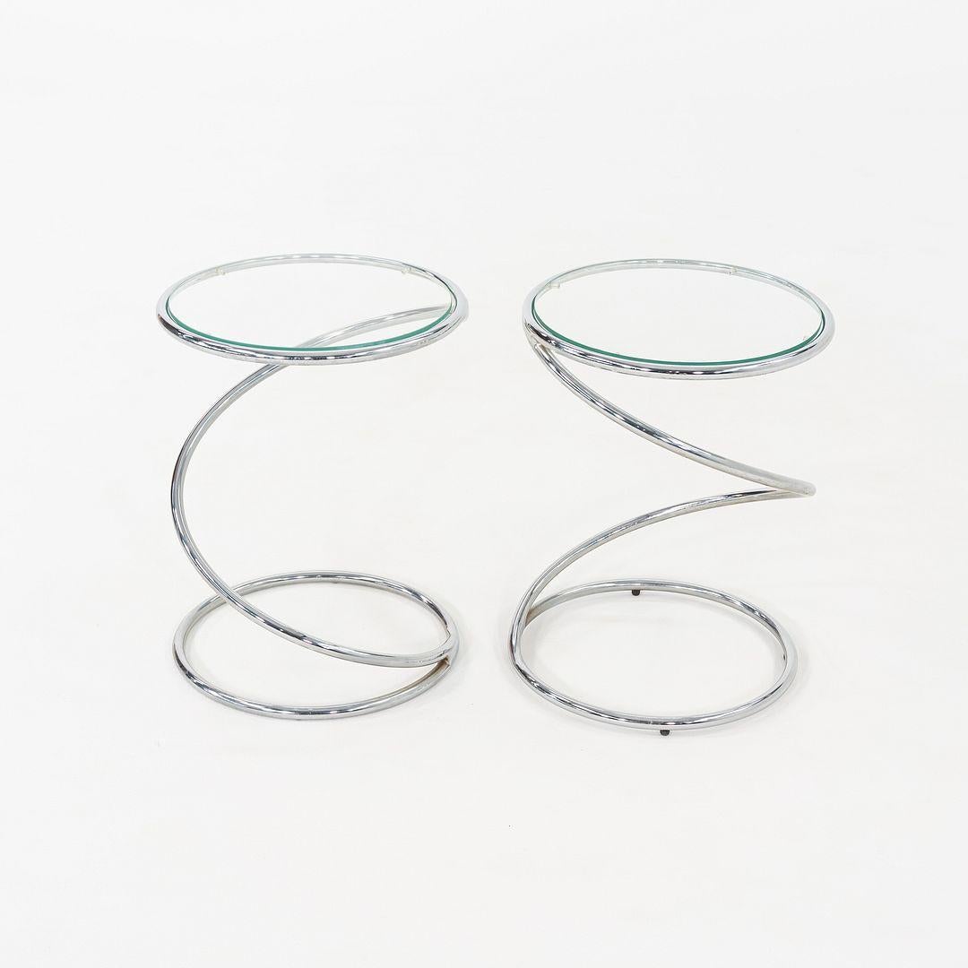 This is a Pair of Chromed Steel 
