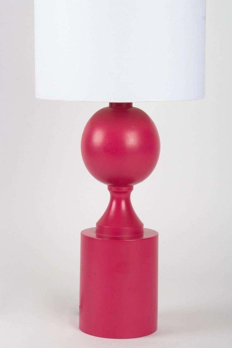 1970s Pair of Philippe Barbier Lamp Signed In Good Condition For Sale In Saint-Ouen, FR