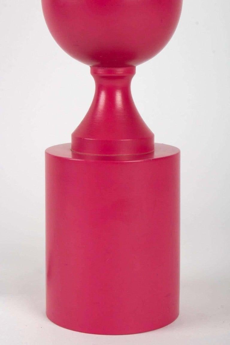 Late 20th Century 1970s Pair of Philippe Barbier Lamp Signed For Sale