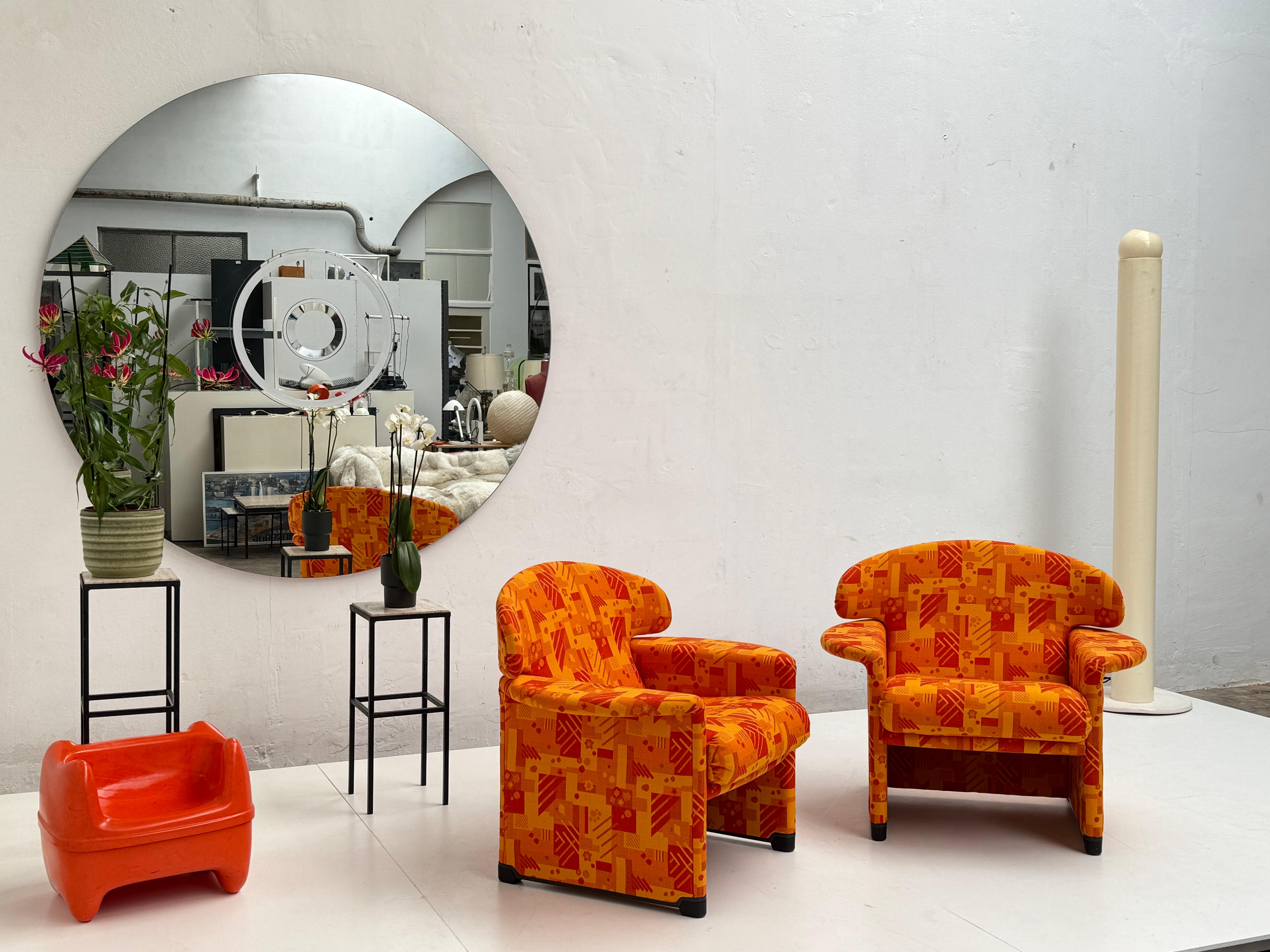 1970's Pair of 'Ronda  Lounge Armchairs  By Tobia & Afra Scarpa for Casas, Spain For Sale 3