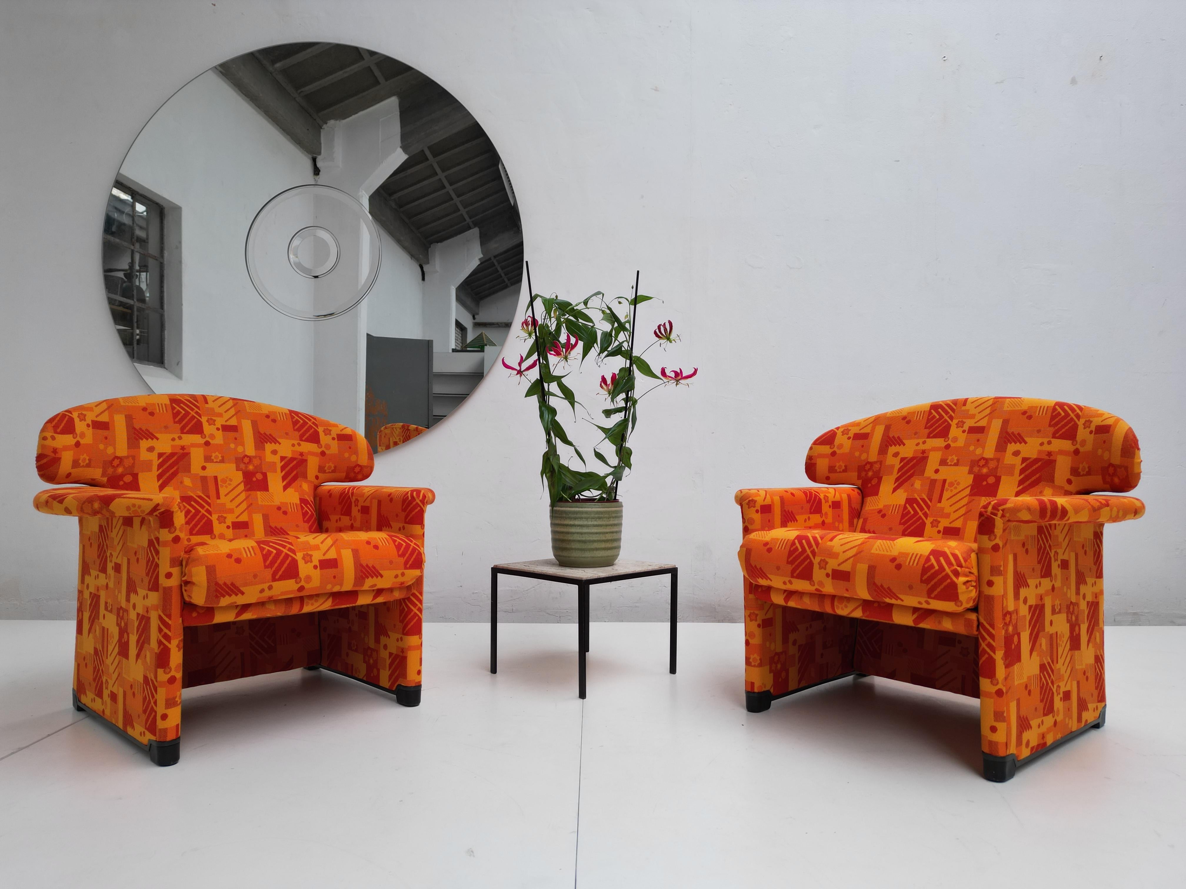 1970's Pair of 'Ronda  Lounge Armchairs  By Tobia & Afra Scarpa for Casas, Spain For Sale 4
