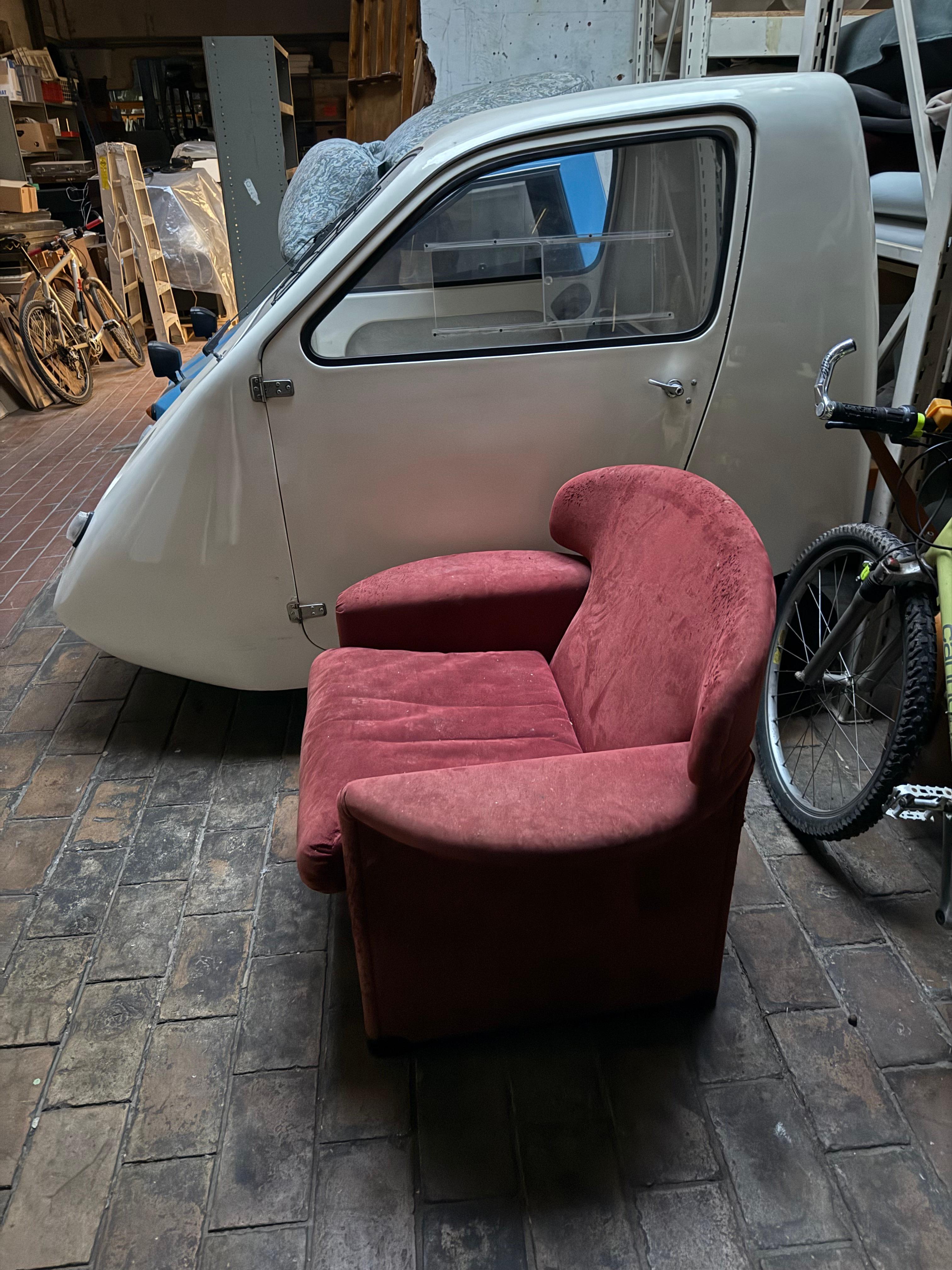 1970's Pair of 'Ronda  Lounge Armchairs  By Tobia & Afra Scarpa for Casas, Spain For Sale 11