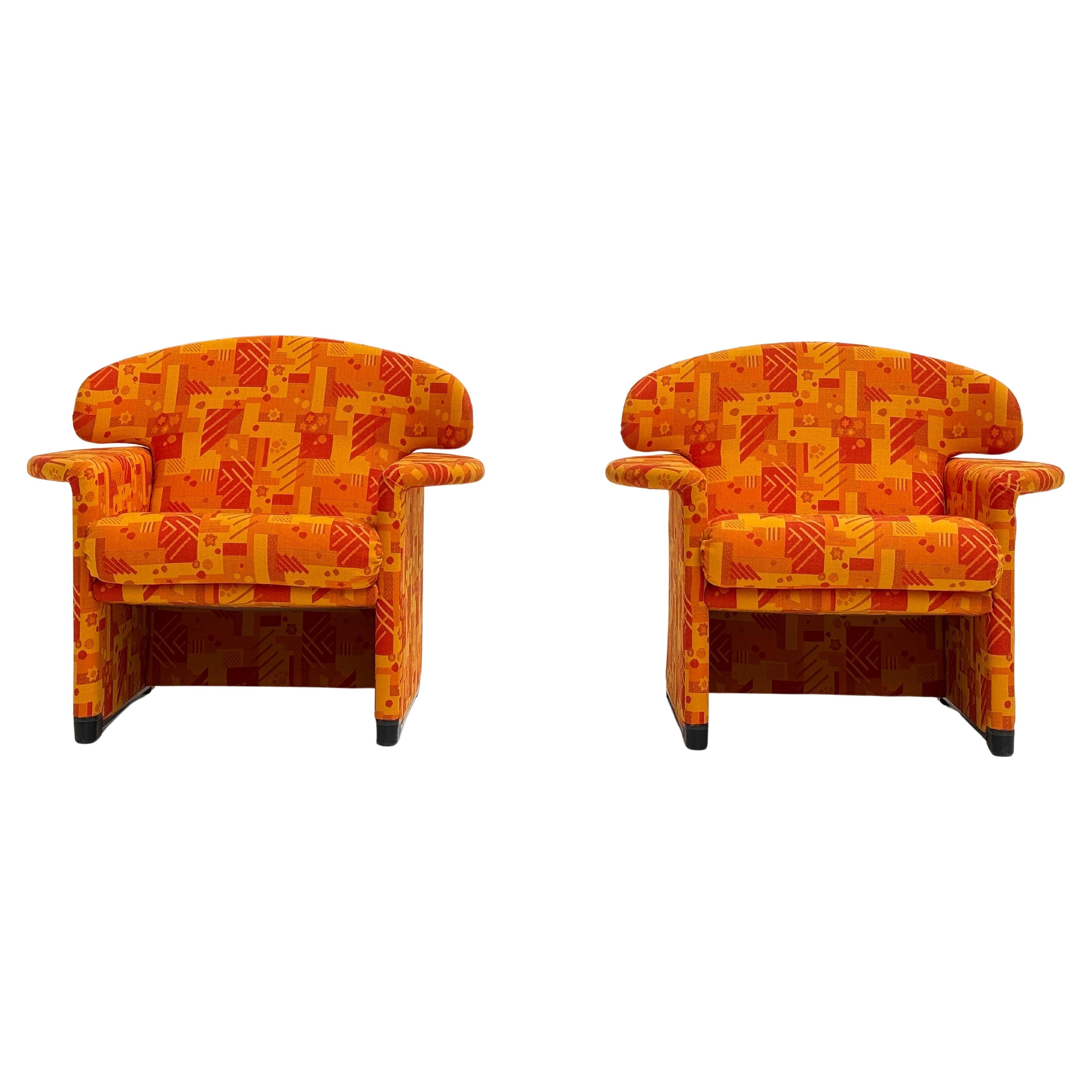 1970's Pair of 'Ronda  Lounge Armchairs  By Tobia & Afra Scarpa for Casas, Spain For Sale