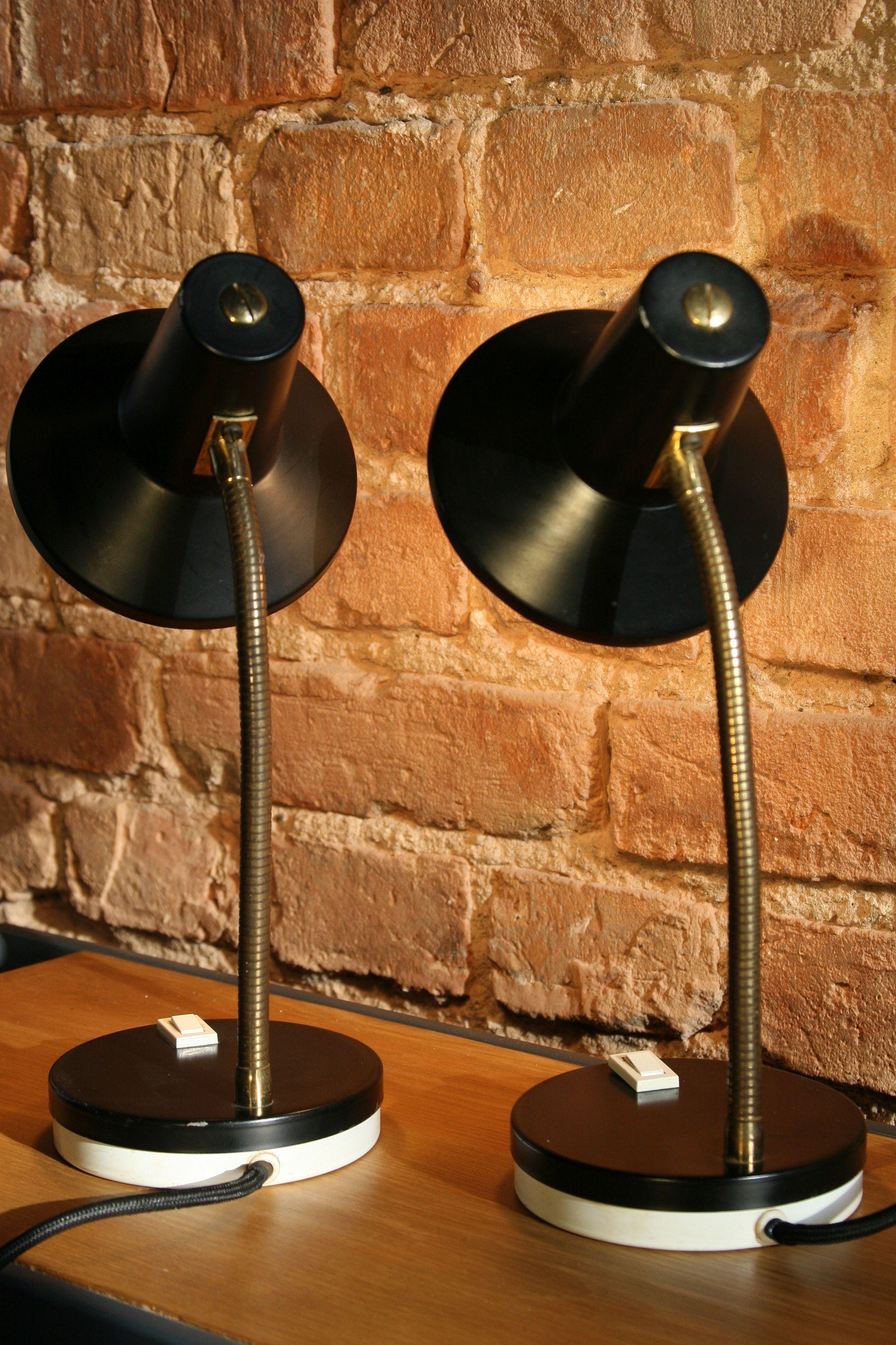 1970s Pair of Table Lamps For Sale 4