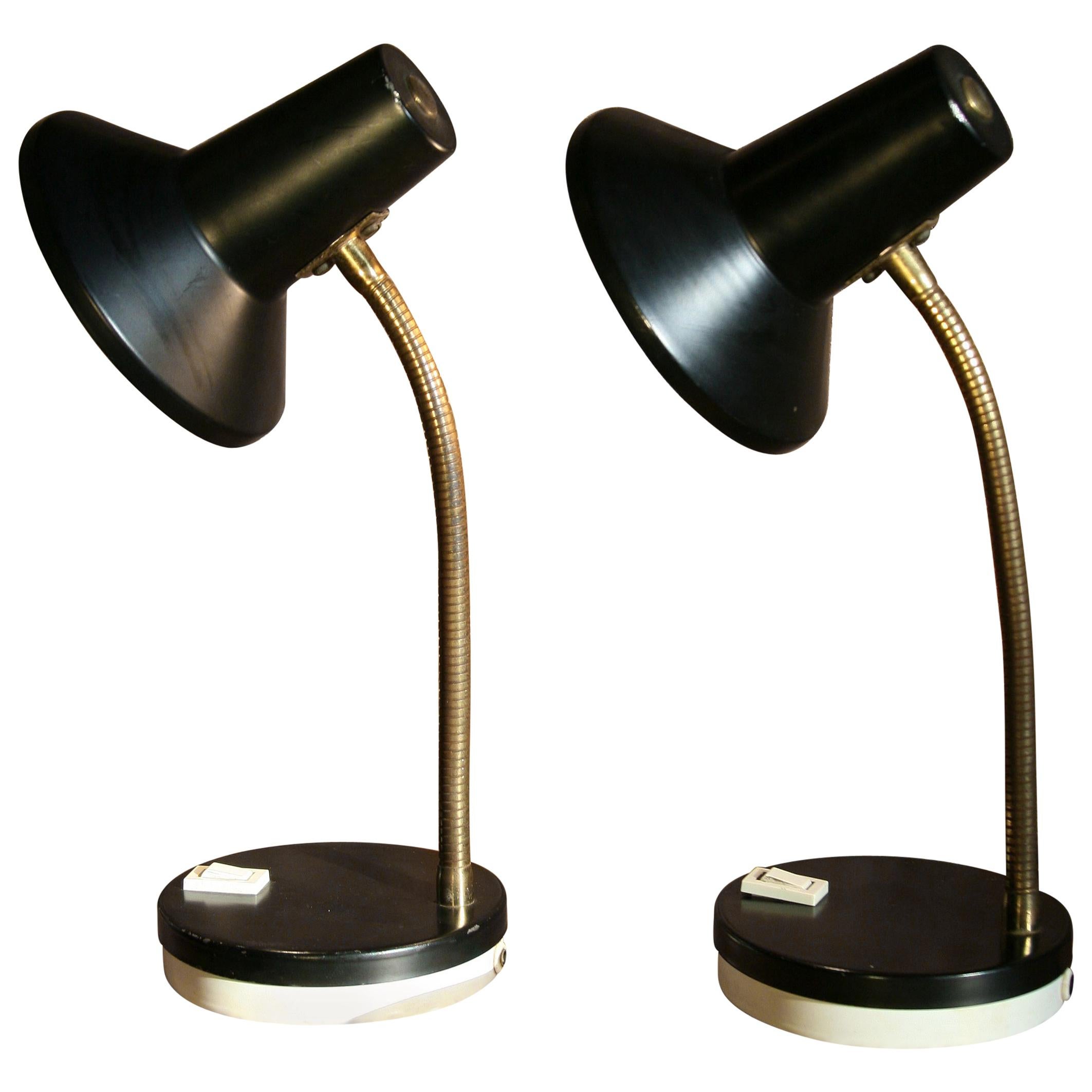 1970s Pair of Table Lamps For Sale