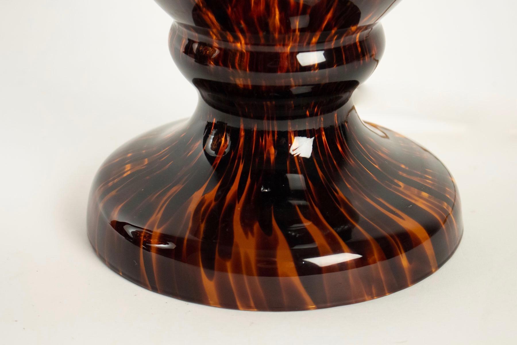 tortoise shell glass lamp