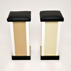 1970's Pair of Vintage Bar Stools