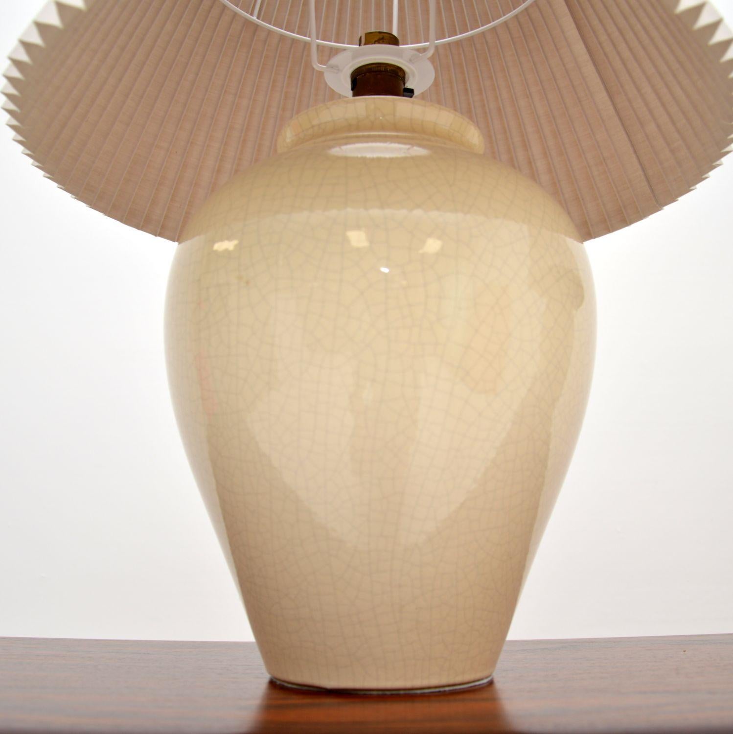 1970's Pair of Vintage Porcelain Lamps 1