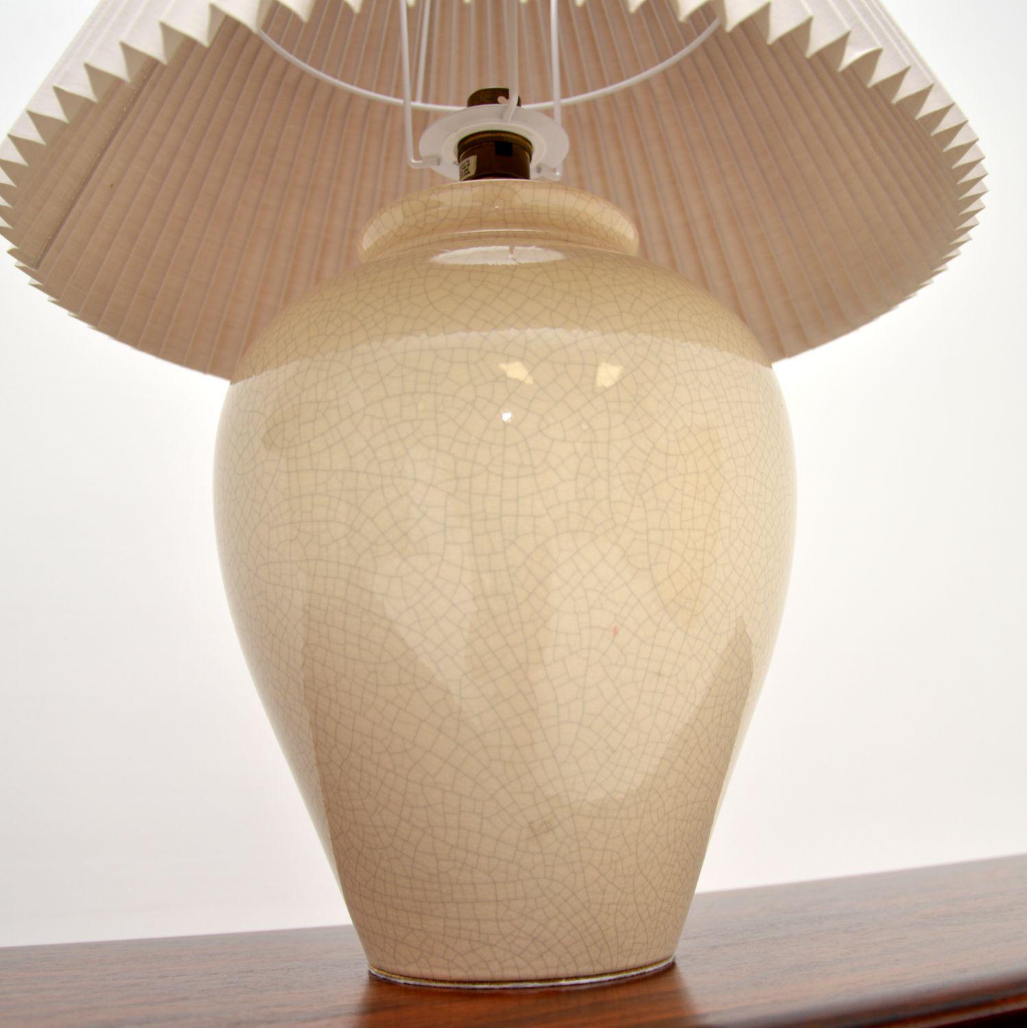 1970's Pair of Vintage Porcelain Lamps 2