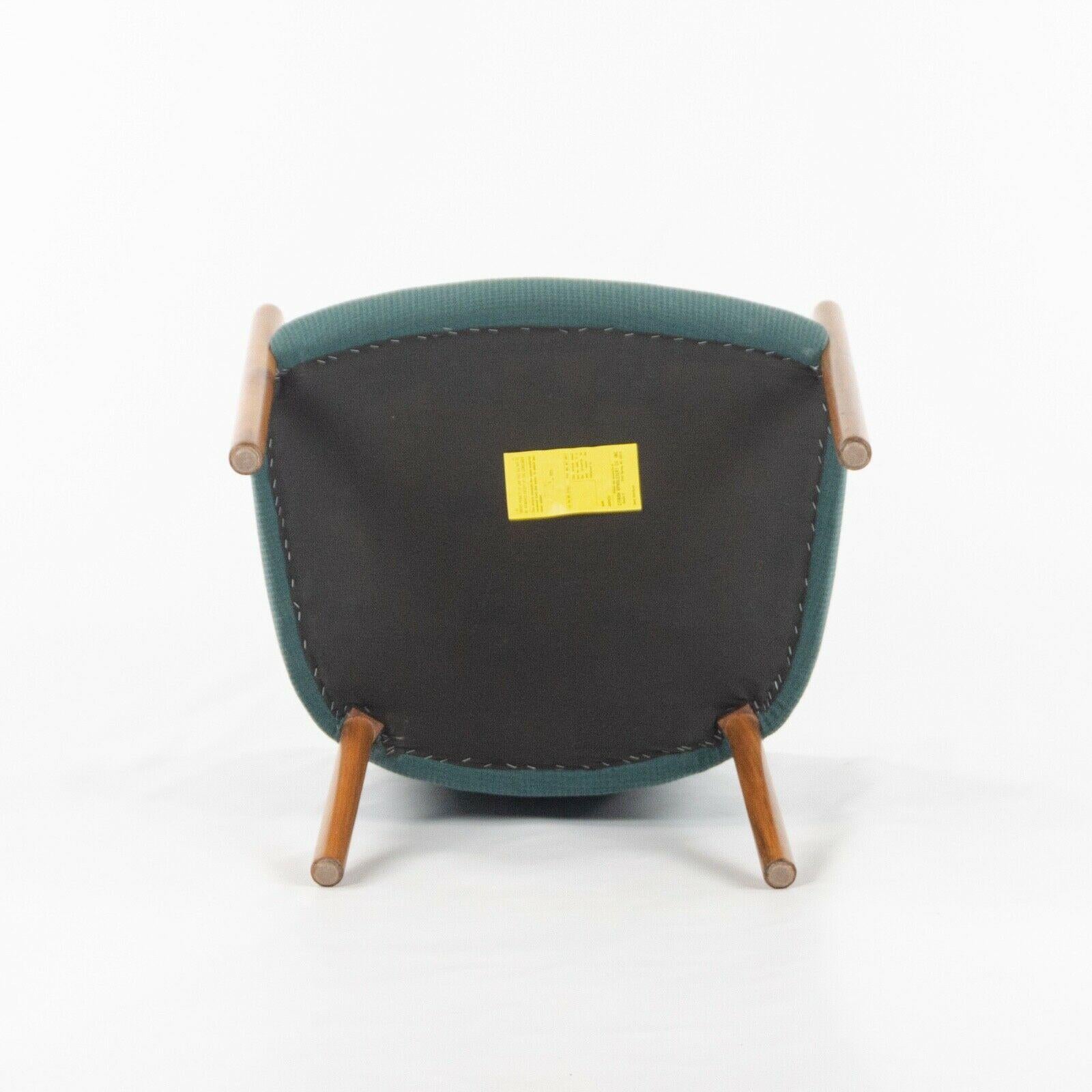 Paire de fauteuils Ward Bennett pour Brickel Associates des années 1970 en tissu vert en vente 2