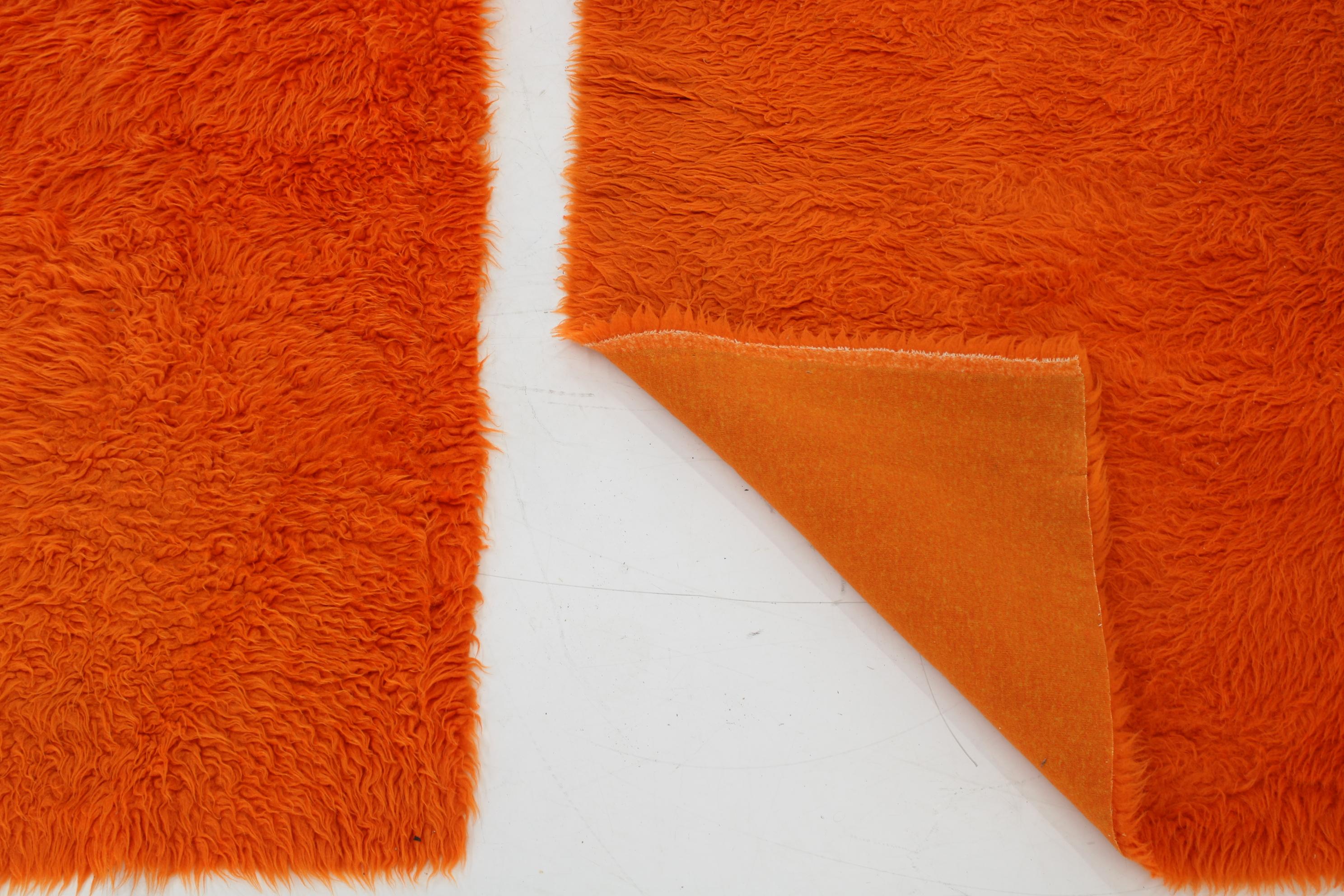 Laine Paire de tapis en laine des années 1970, Danemark en vente