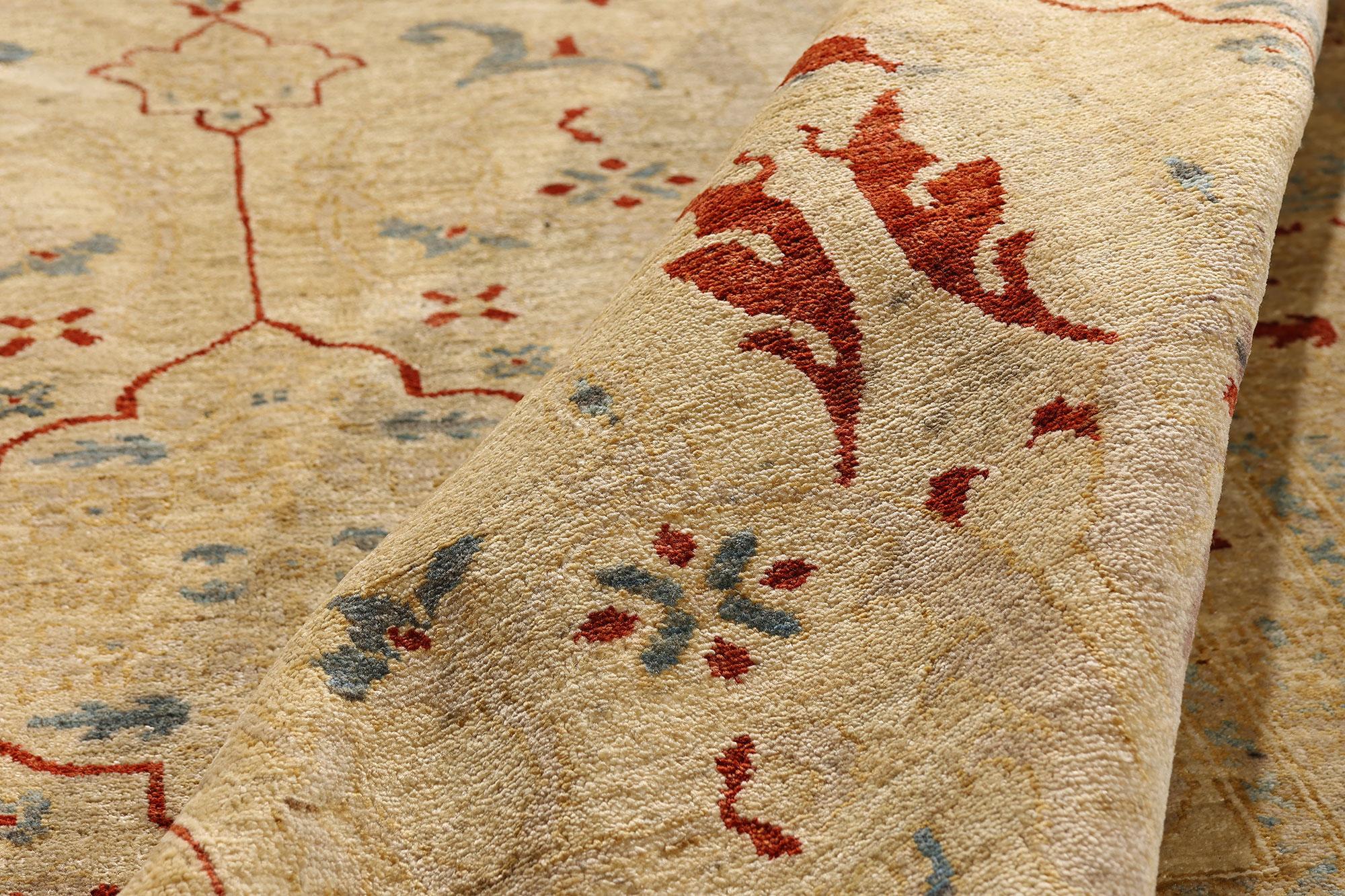 Pakistanischer Teppich aus den 1970er Jahren mit traditionellem Stil (Handgeknüpft) im Angebot