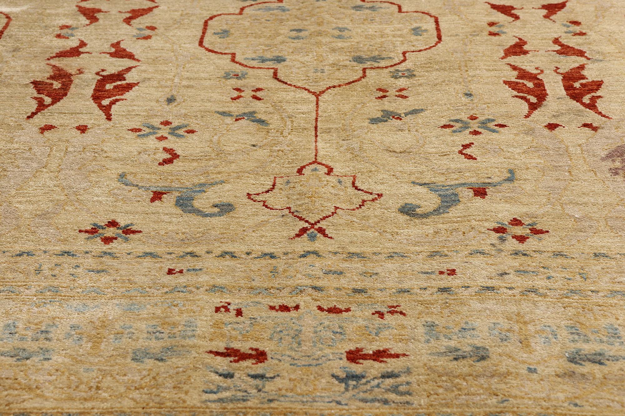 Pakistanischer Teppich aus den 1970er Jahren mit traditionellem Stil im Angebot 1