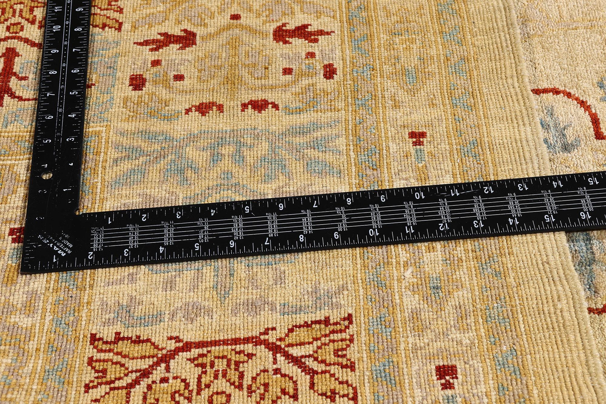 Pakistanischer Teppich aus den 1970er Jahren mit traditionellem Stil im Angebot 2