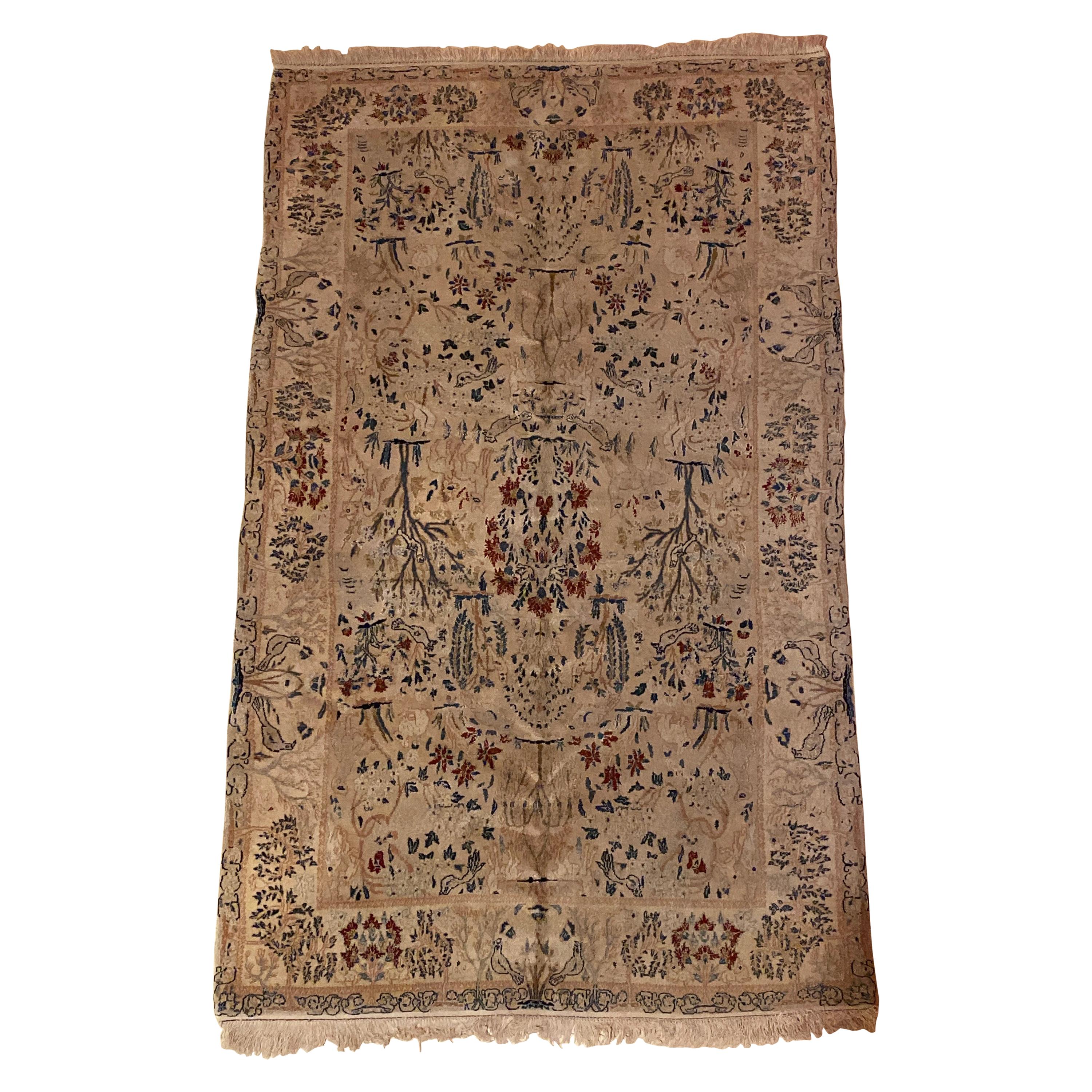 1970s Pakistani Wool Handwoven Carpet For Sale