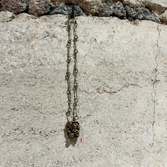 1970s Pal Kepenyes Brutalist Brass Necklace