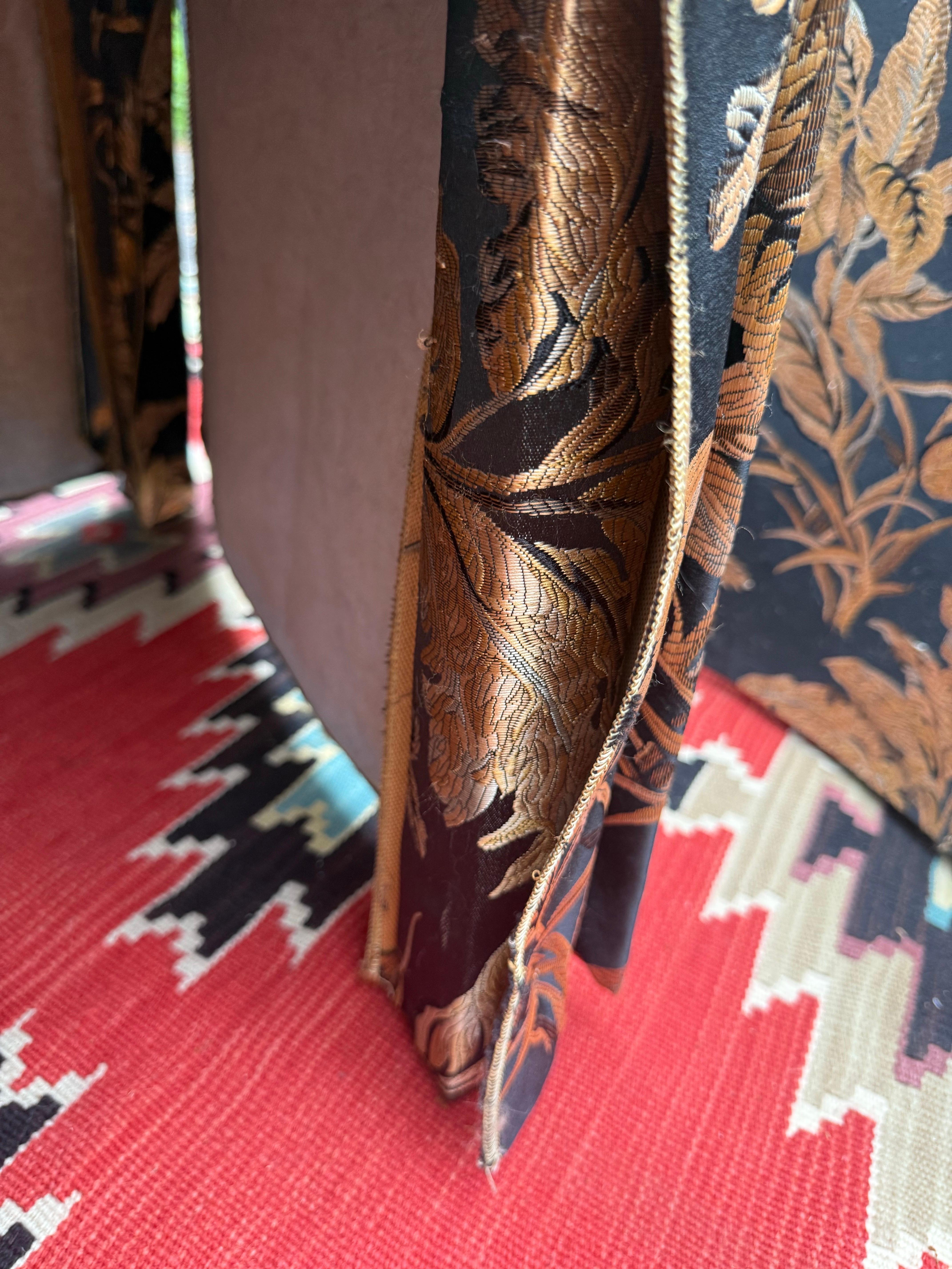 Juego de 4 sillas de comedor estilo Parsons de la década de 1970 Palm Beach Chic Chinoiserie en venta 1