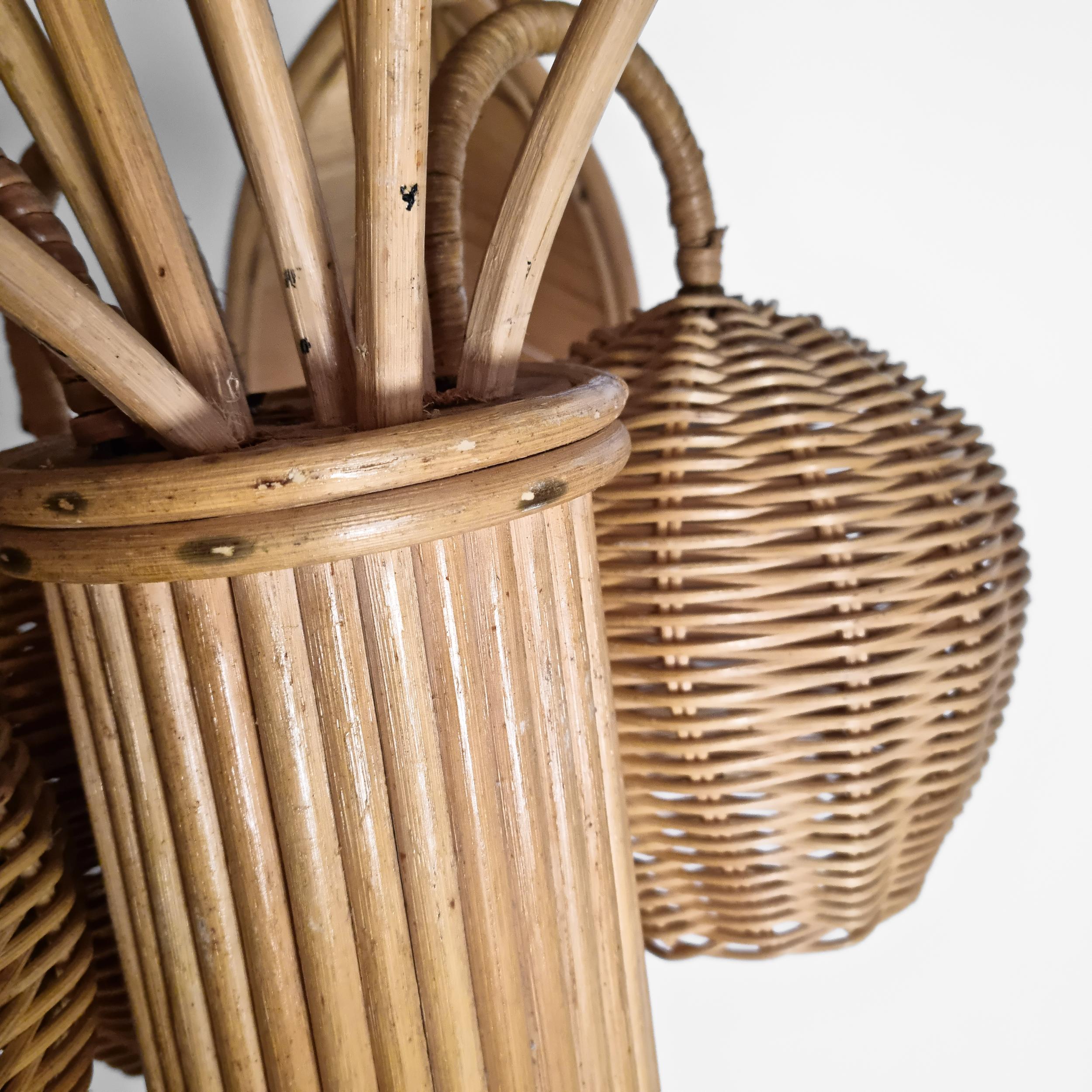 1970s Palm Tree Floor Lamp by Mario Lopez Torres In Good Condition In Hilversum, NL