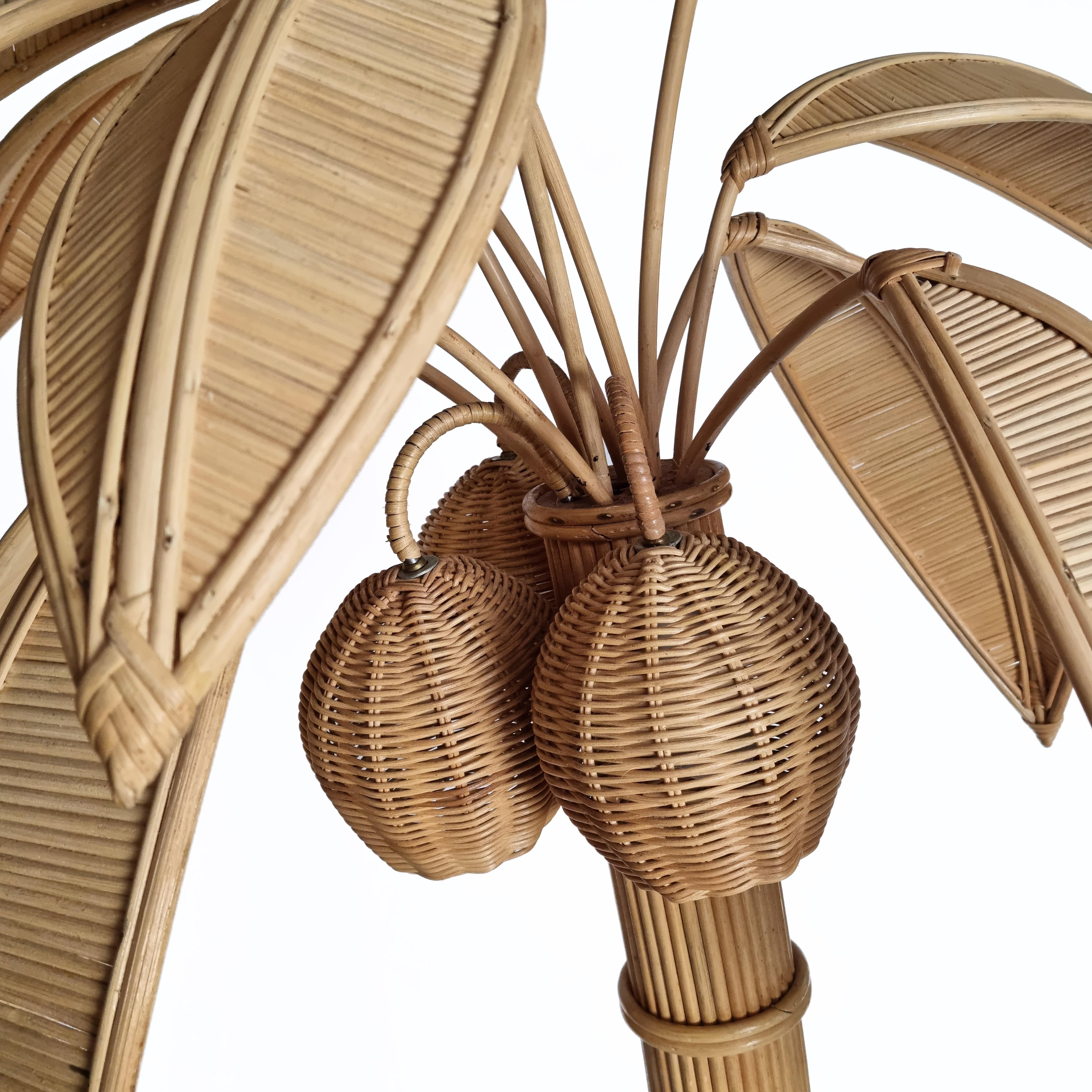 1970s Palm Tree Floor Lamp by Mario Lopez Torres 1