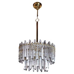 1970s Paolo Venini Two Level Chandelier for Carmer, Italy